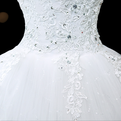  White Christian wedding dress Sagar 