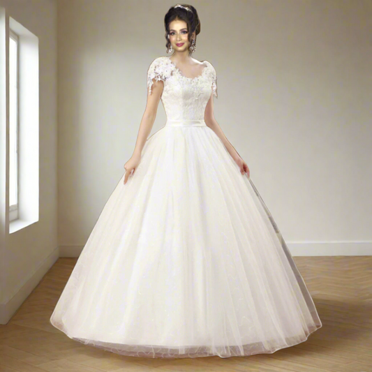 Buy white wedding gowns under Rs 10000 GownLink