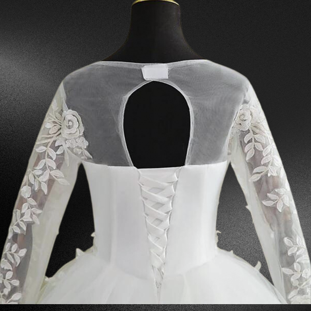 Back view of model in Bridal Combo Set — GownLink BRIDE