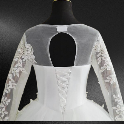 Back view of model in Bridal Combo Set — GownLink BRIDE