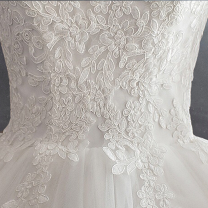 Back view of model in 5-Piece Bridal Combo Set — GownLink GOWNLINKS