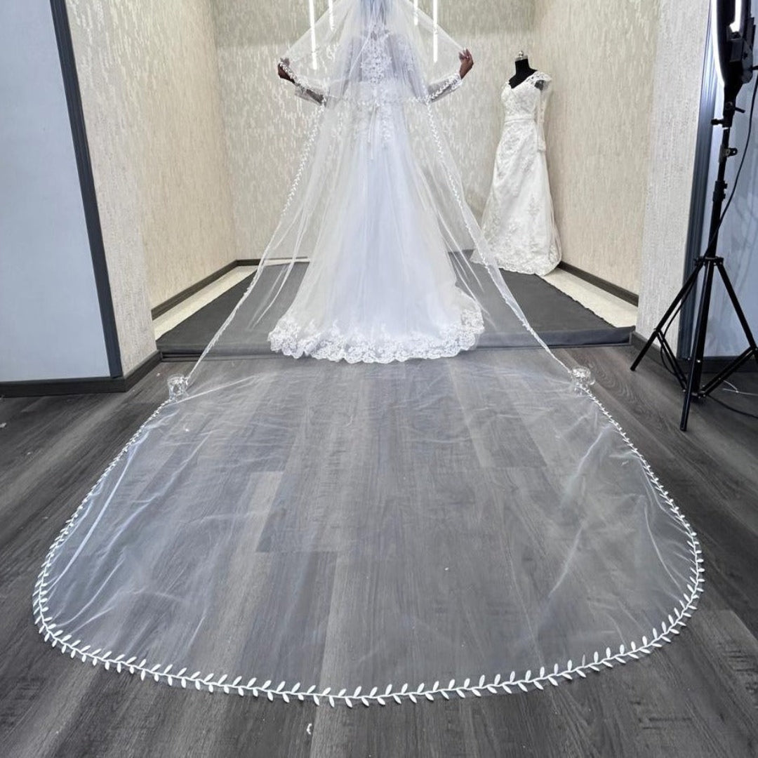 Back view of model in Bridal Combo Set — GownLink GLWL802