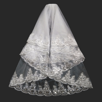 Full set of 5-Piece Bridal Combo Set laid out flat — GownLink GOWNLINKS