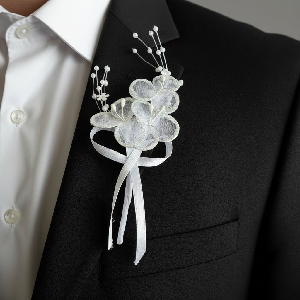 Close-up of individual pieces in 5-Piece Bridal Combo Set — GownLink GOWNLINKS