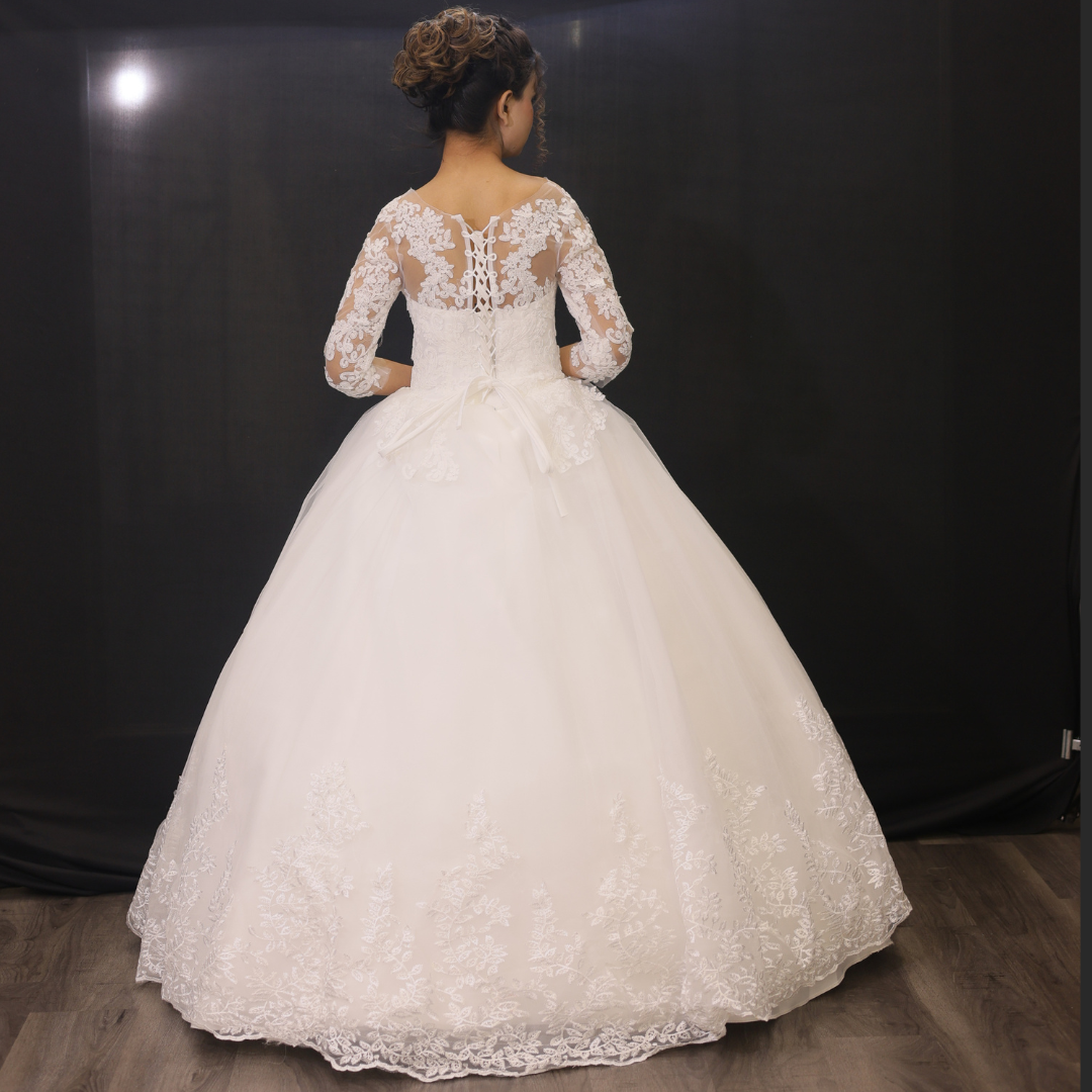 Close-up of individual pieces in 5-Piece Bridal Combo Set — GownLink GOWNLINKS