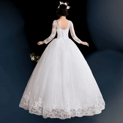 Side view of Bridal Crown showing profile and design — GownLink HS14