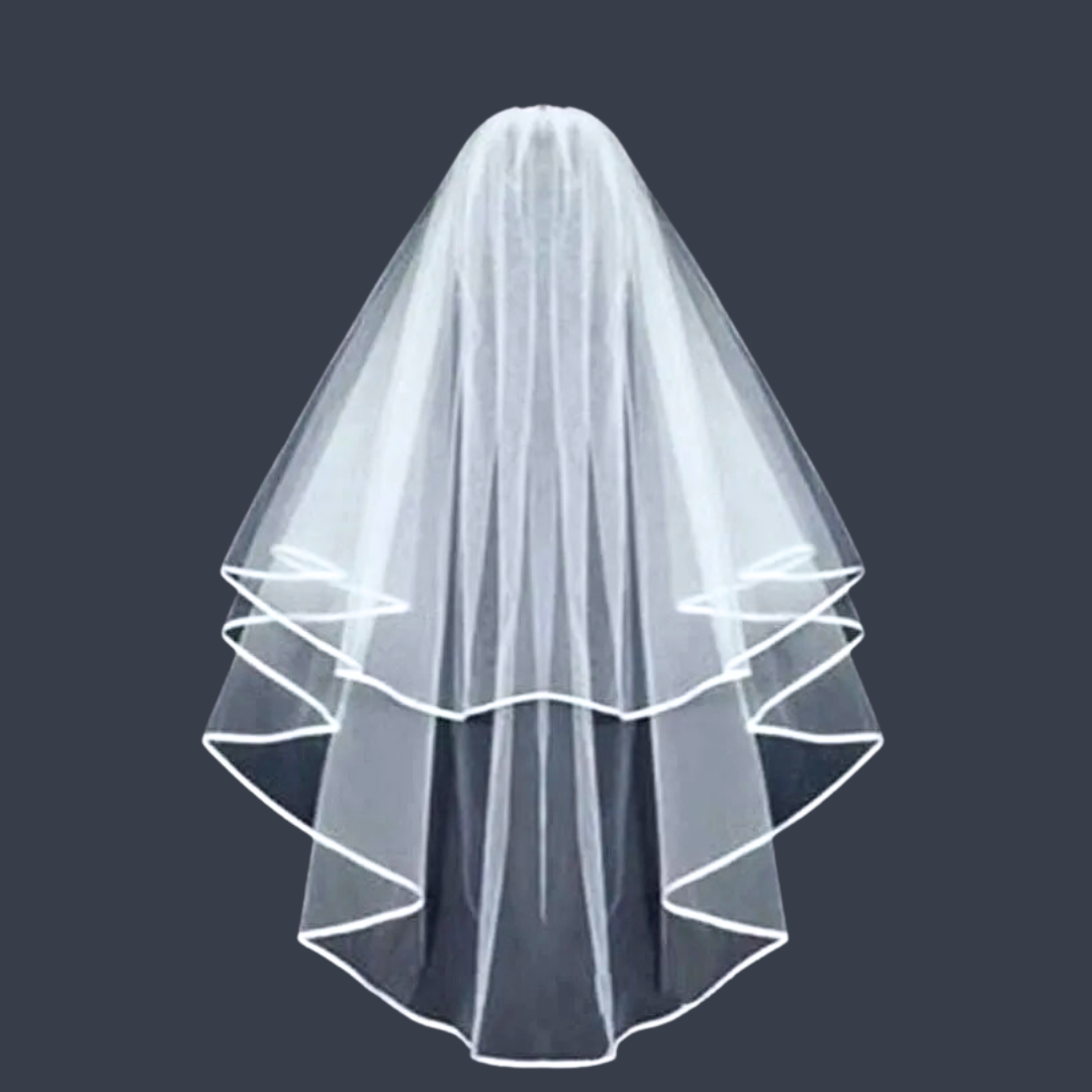 Close-up of pearl and crystal detail on Bridal Crown — GownLink CROWN