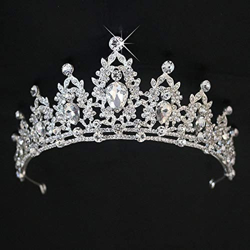 Side view of Bridal Crown showing profile and design — GownLink CROWN