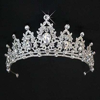 Side view of Bridal Crown showing profile and design — GownLink CROWN