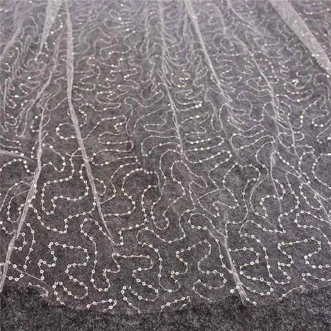 Detail of veil fabric and texture — GownLink GLVSEQ1N