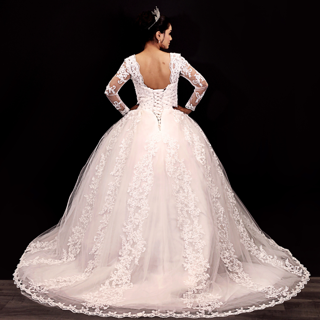 Full ball gown silhouette bridal dress from GownLink