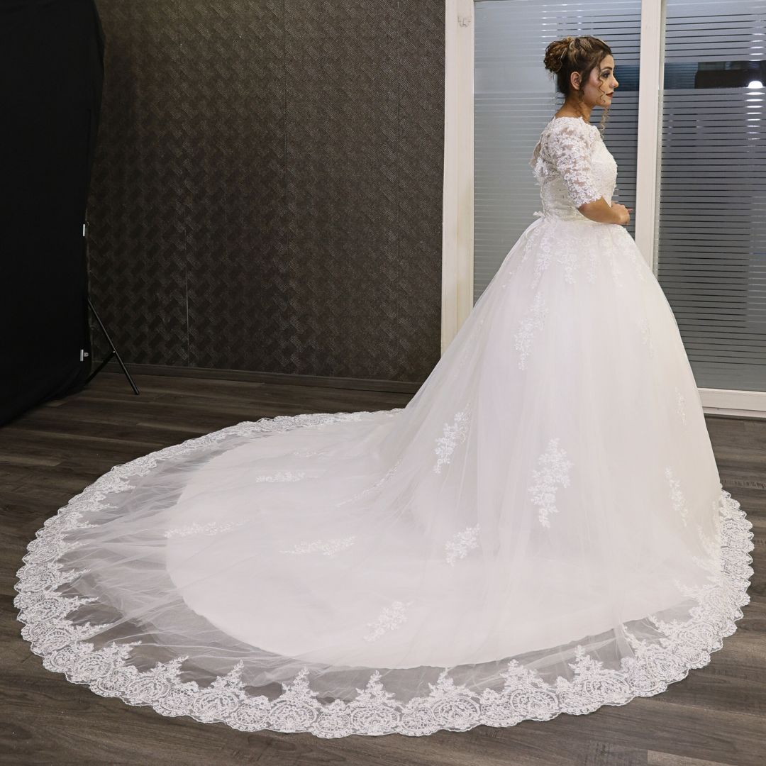 Plus size Christian wedding gown from GownLink bridal collection