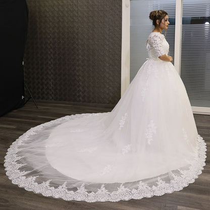 Plus size Christian wedding gown from GownLink bridal collection