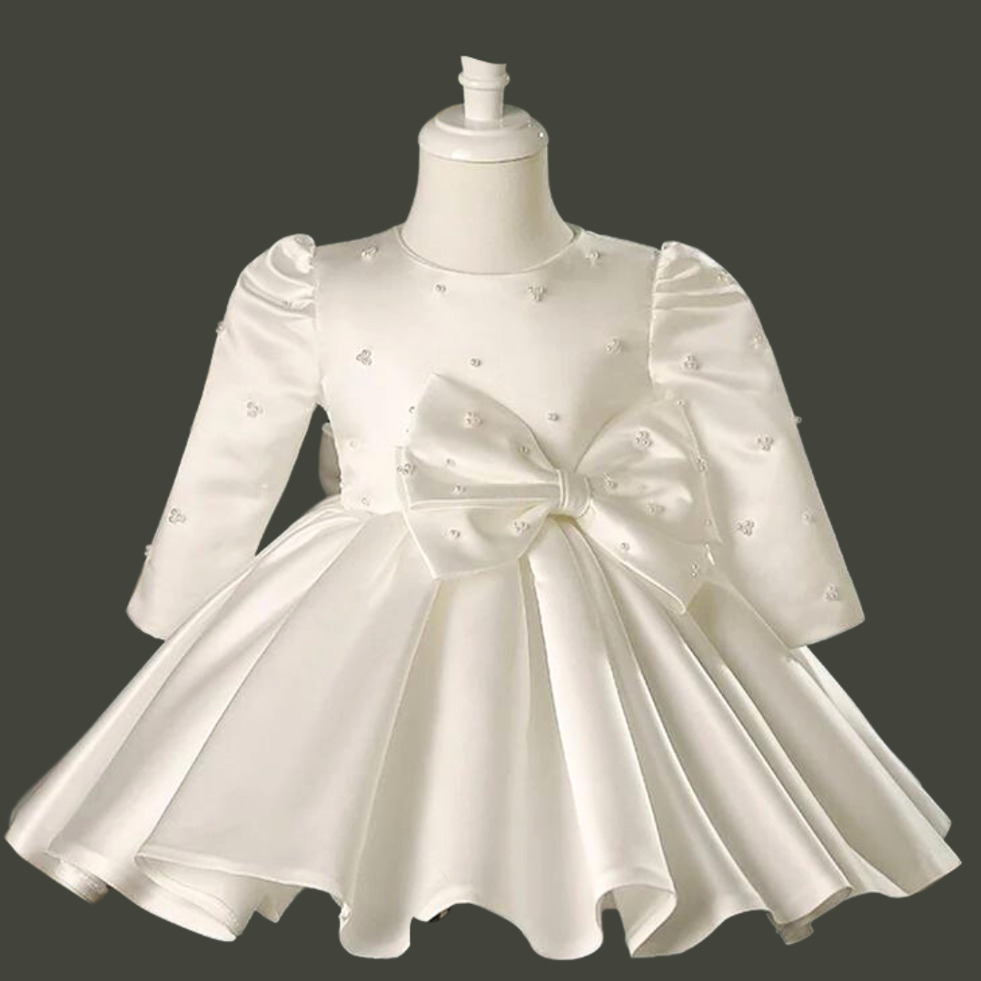 Front view of First Communion Dress on child model — GownLink GLBP7