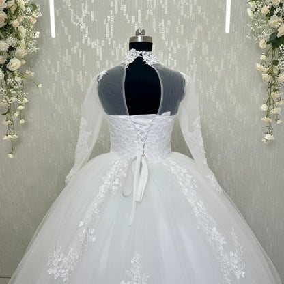 Church setting view of White Princess — GownLink GLHL2311