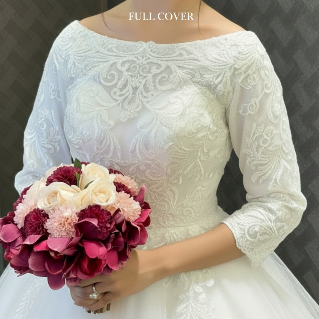 White Ball Gown — GLGF051B | GownLink