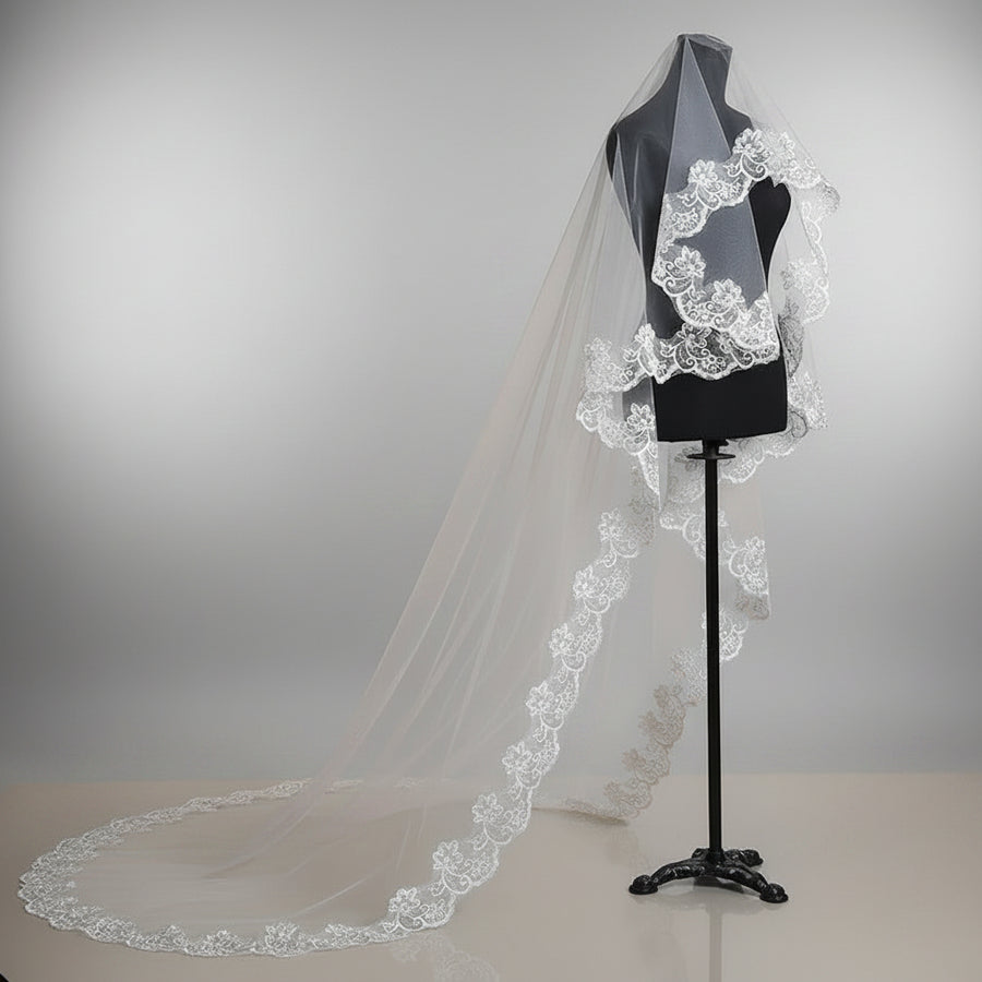 Long Bridal Veil — GLV09 | GownLink — additional view