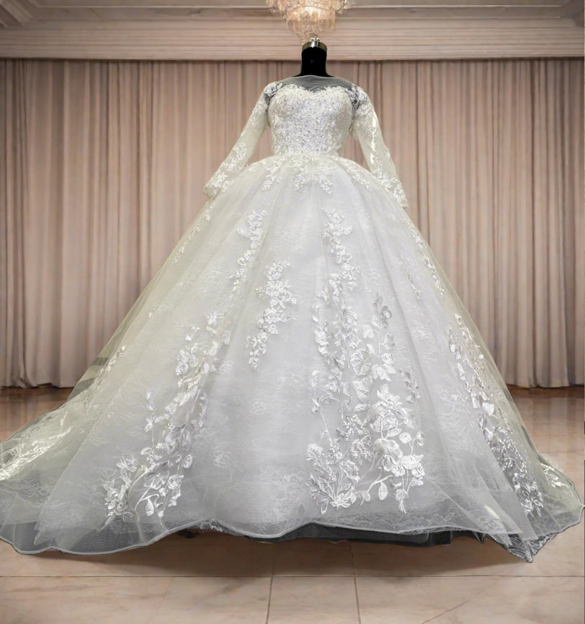 wedding gown white color