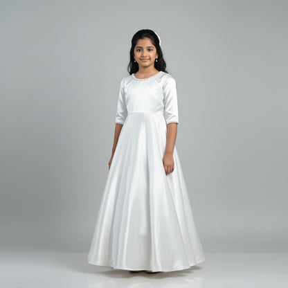 GownLink's Combo Set for First Holy Communion White Dress 2 Items