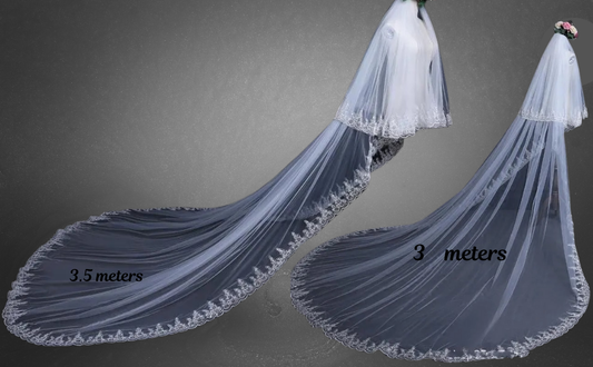 GownLink Cathedral Bridal Veil for Christian and Catholic Weddings GLV5