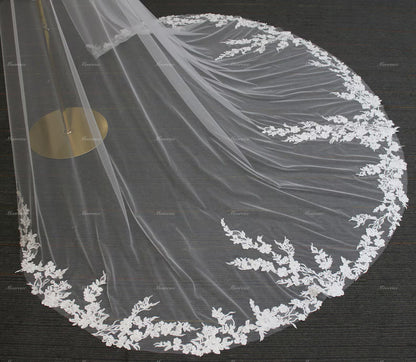 Gowlink,s Wedding Detachable Train Long Tutu Maxi Lace Opening Front Skirt - GownLink