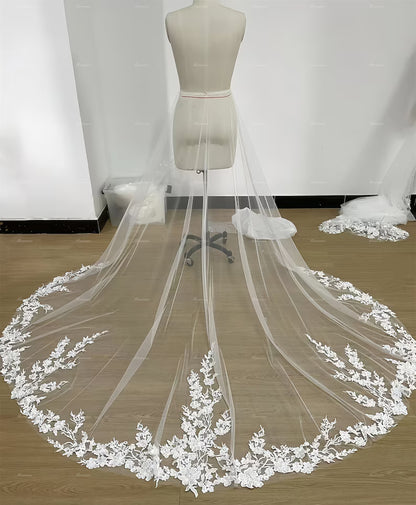 Gowlink,s  Wedding Detachable Train Long Tutu Maxi Lace Opening Front Skirt GL-NDT