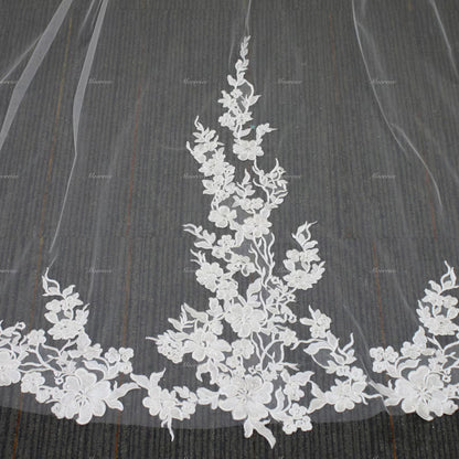 Gowlink,s Wedding Detachable Train Long Tutu Maxi Lace Opening Front Skirt - GownLink