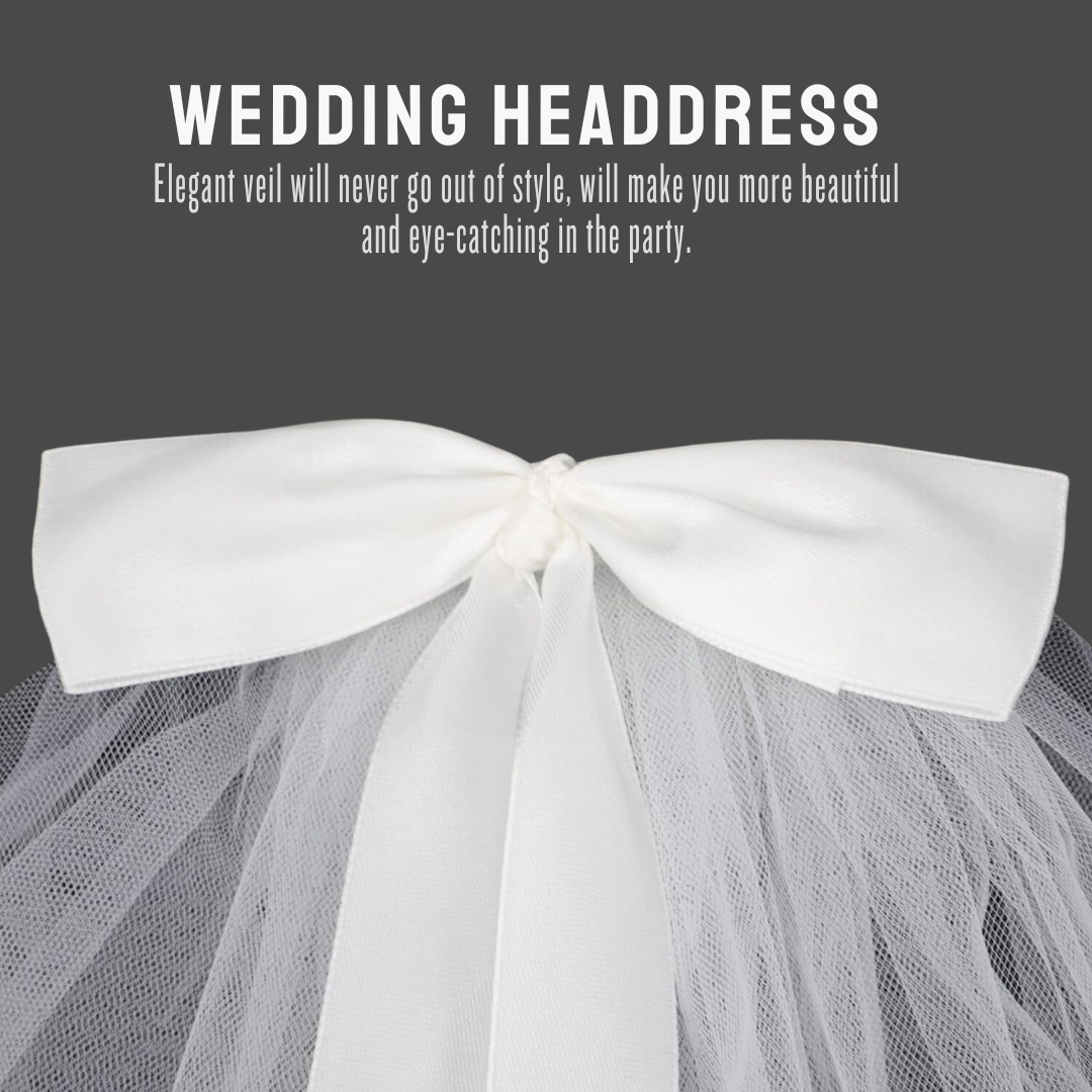 Close-up of lace edge detail on Cathedral Bridal Veil — GownLink GLVHM14