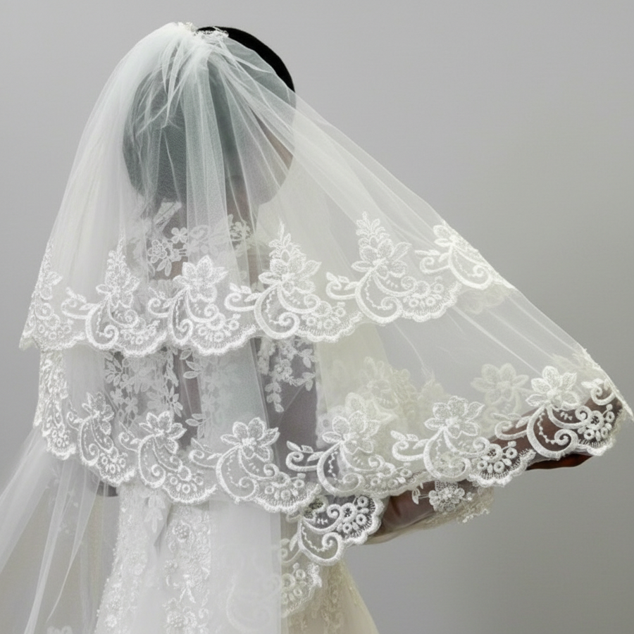 Long Bridal Veil — GLV09 | GownLink — additional view
