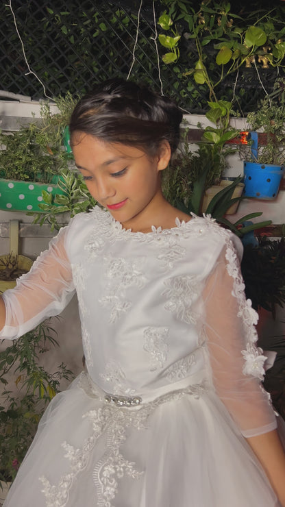 GownLink Holycommunion Dress for Your Little Princess HLC5