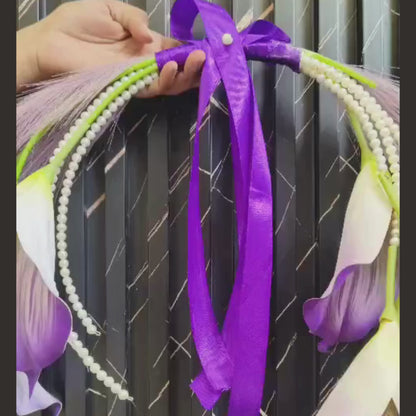 GownLink's Majestic Harmony Elegant Bridal Bouquet with Flowers B-Tulip
