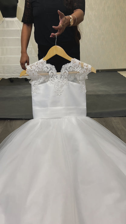 GownLink Holy Communion Flower Girl Dresses Floor Length First Communion HLC2