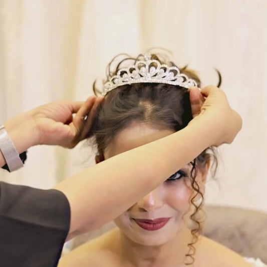 Spiritual wedding hair accessory for bride in New Delhi