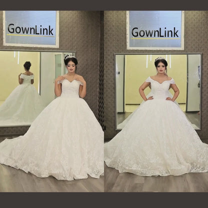 Elegant white Christian wedding dress in Jammu & Kashmir