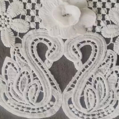 GownLink  Patches -Elegant Lace Patch Neckline Top for wedding dress