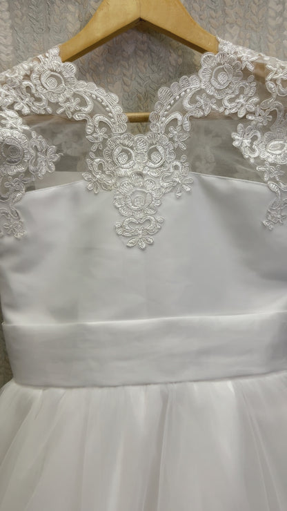 GownLink Holy Communion Flower Girl Dresses Floor Length First Communion HLC2