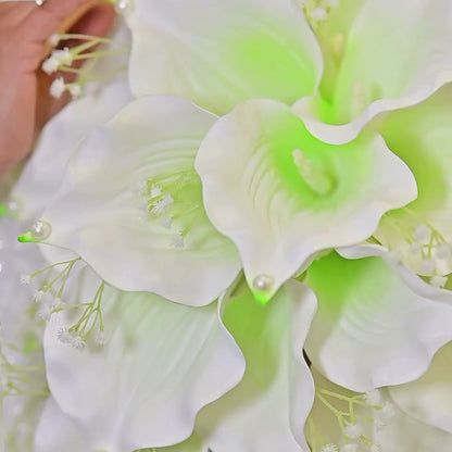 GownLink White and green color Bridal Bouquet