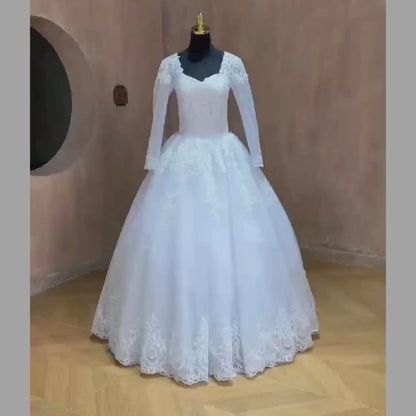 White religious ceremony wedding gown in Shillong