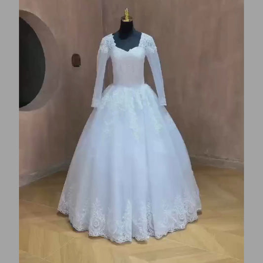 White religious ceremony wedding gown in Shillong