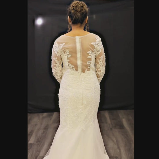 White Christain Wedding Gown in Goa