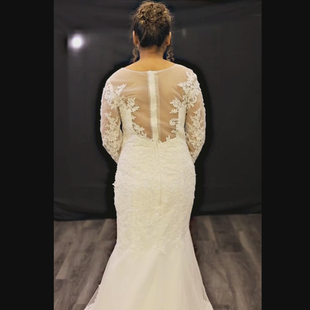 White Christain Wedding Gown in Goa