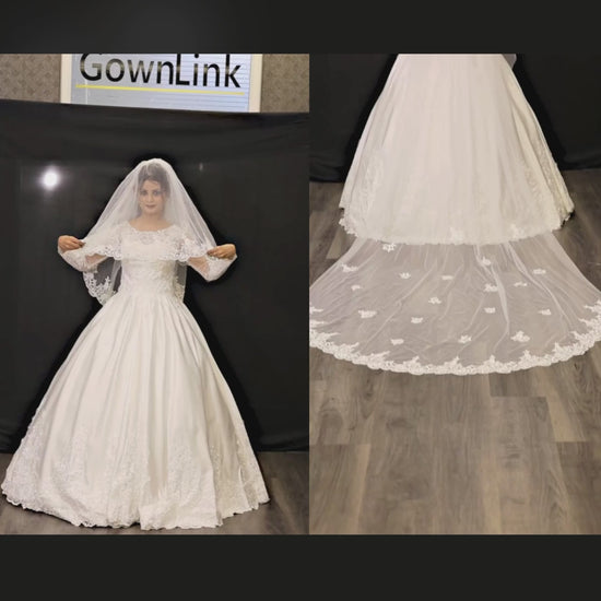 Traditional Christian wedding veil in Agra