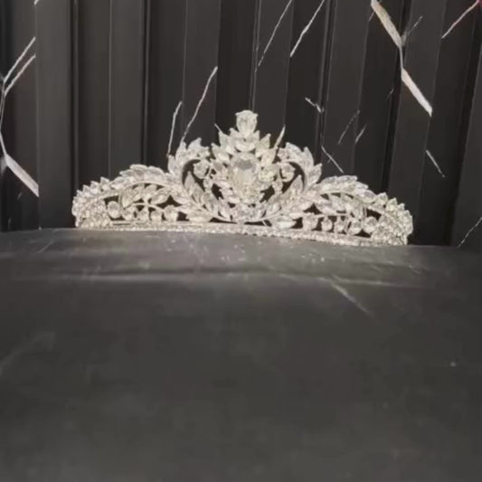GownLink Bridal Crown With Exquisite Stonework C-27