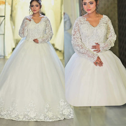 GownLink's Adorable White Wedding Princess Gown GLGB144-B