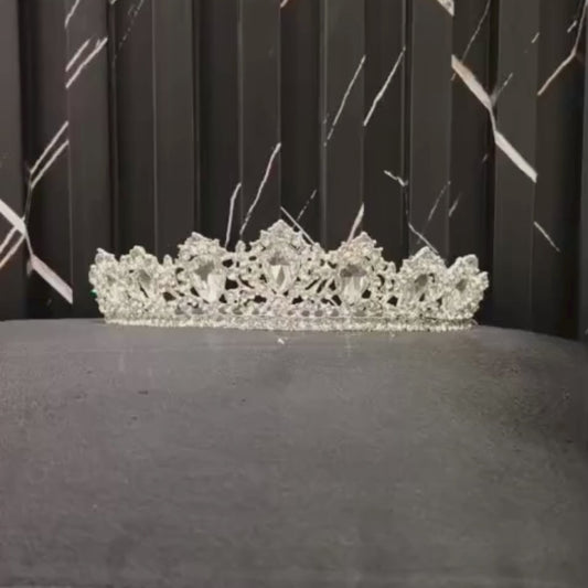GownLink Bridal Crown With Exquisite Stonework C-41
