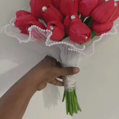 GownLink's Eternal Promise Roses Christian Wedding Bouquet B127