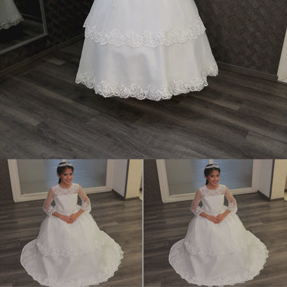GownLink Stunning Holy Communion Gown for Your Little Princess HLC-VO9
