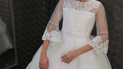 GownLink First Holy Communion Frock * 9 TO 14 Years HLC-Lotus