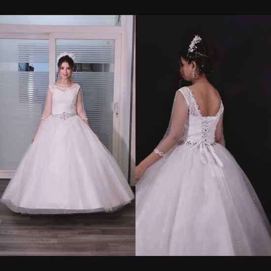 Elegant White Christain wedding Dress in Goa