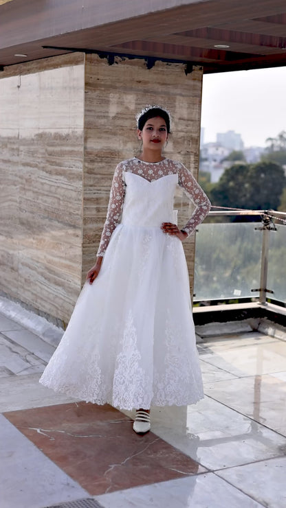 Buy first holy communion frock 10 to 11 year girls Banglore